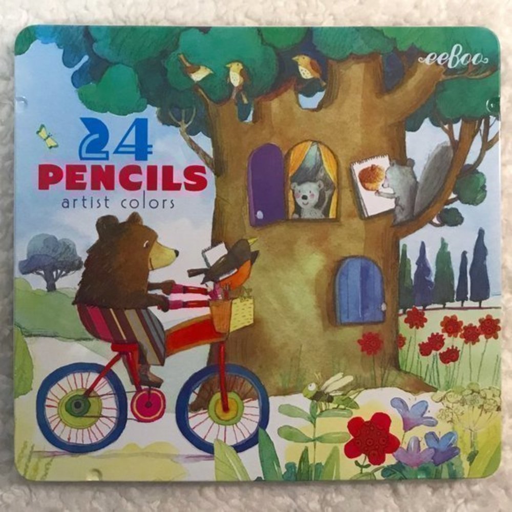 eeBoo Artist Colors 24 Pencil Set